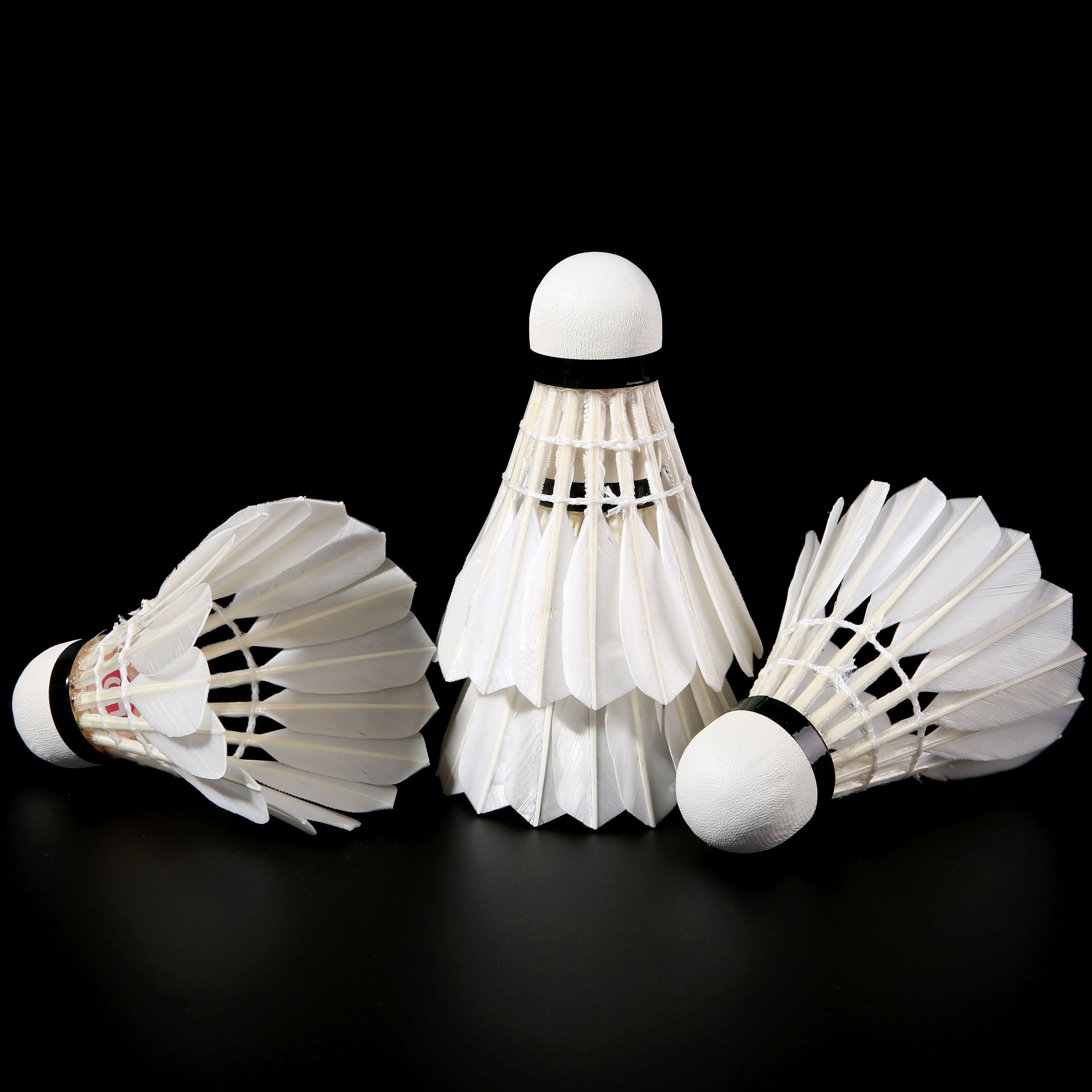 Развлекательный мяч для бадминтона, профессиональный Волан с утиными перьями No.5