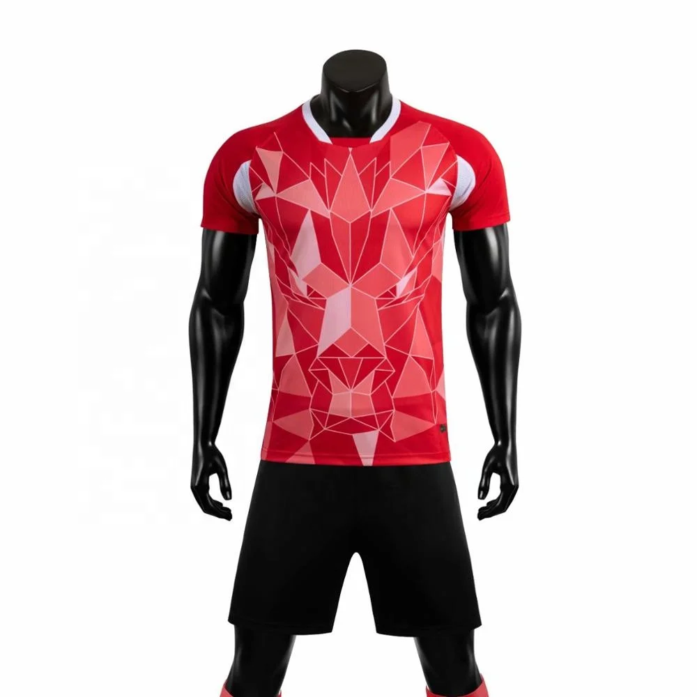 cheap american red football jersey custom soccer uniform