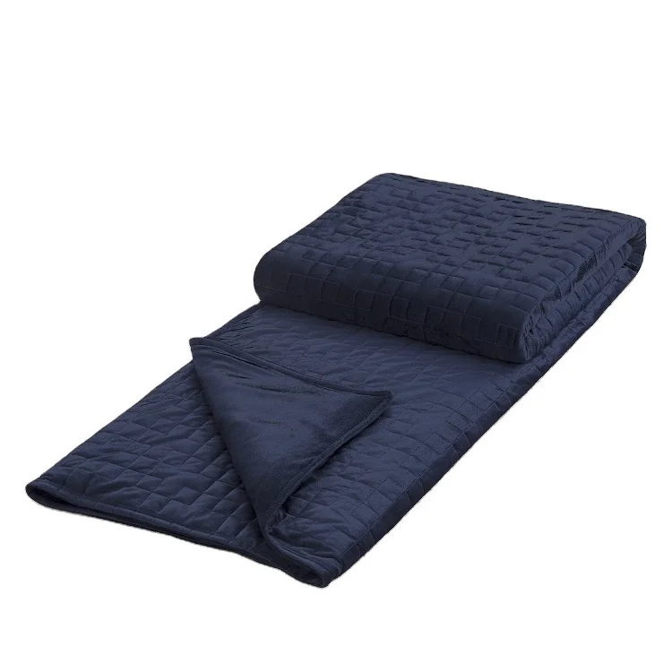 High Quality Sleep Minky Removable Quilted Weighted Blanket Duvet Cover