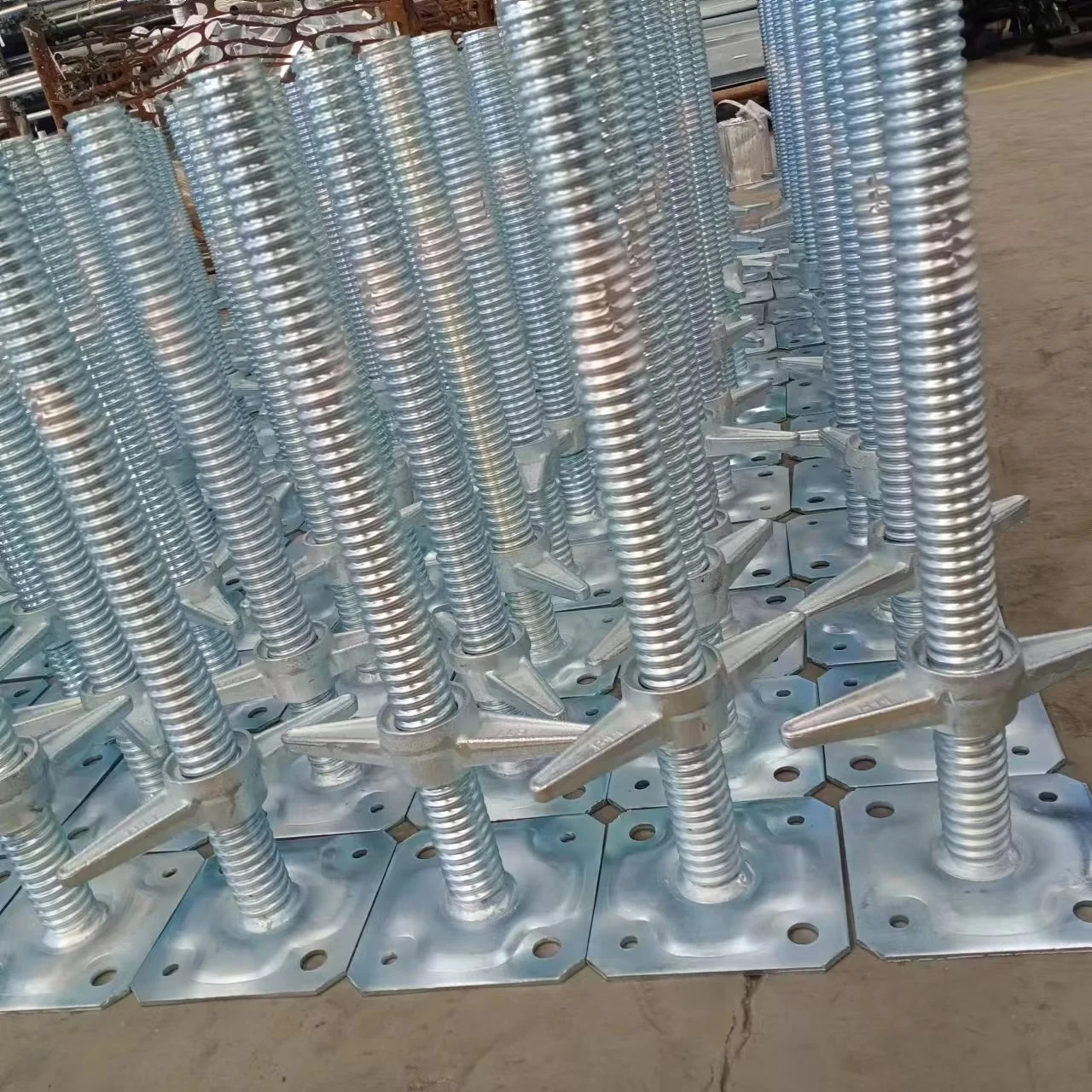 Chinese Building construction concrete Steel Scaffolding Adjustable Base Jack
