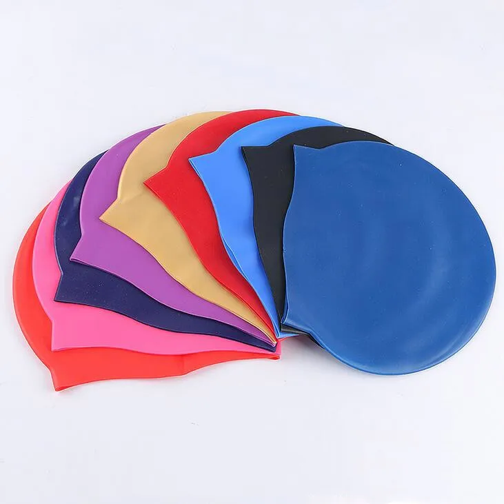 New Popularity Hot Sale Products Multicolor Silicone Swimming Hat