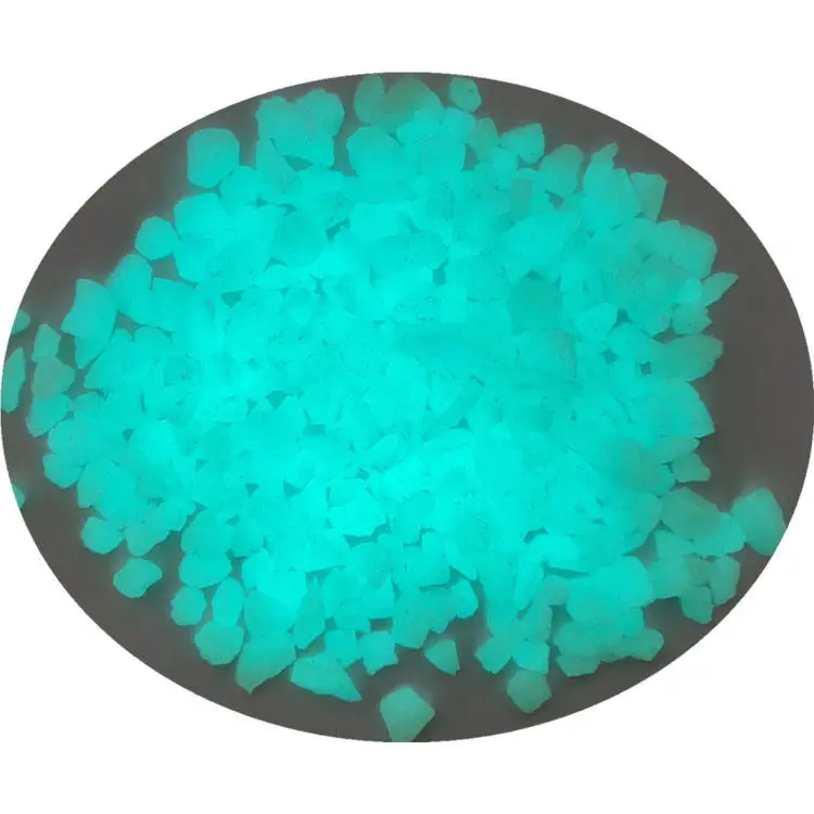 Superior quality natural luminous stones beads glow In The Dark Garden Stone Luminous