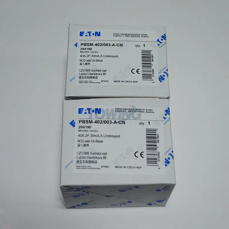 Hot selling and 100% new original TAIWAN EATON PBSM-402 003-A-CN residual-current circuit breaker