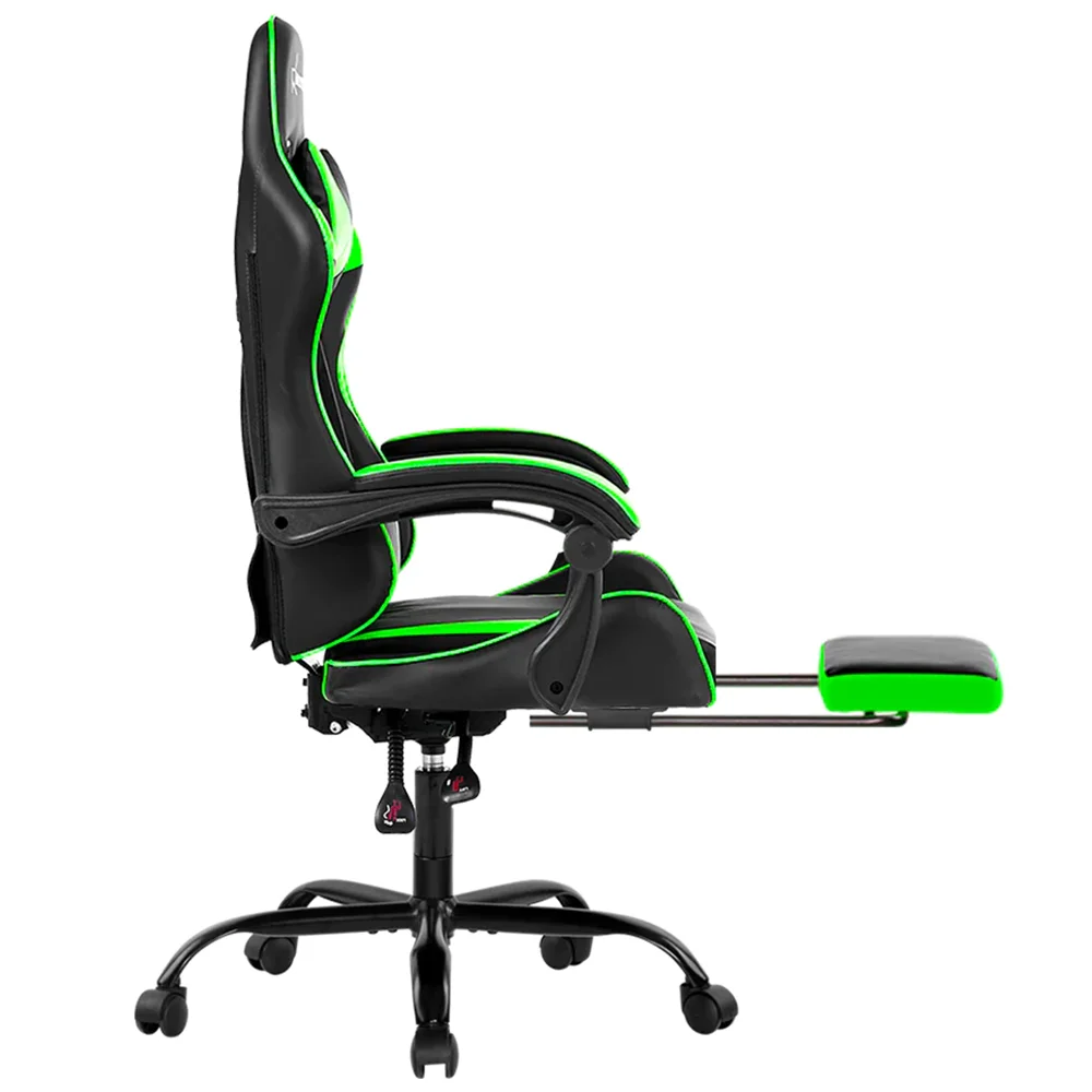 JL Korean custom massage logo white pu cheapest silla gamer pro pvc high quality leather gaming chair with leg rest