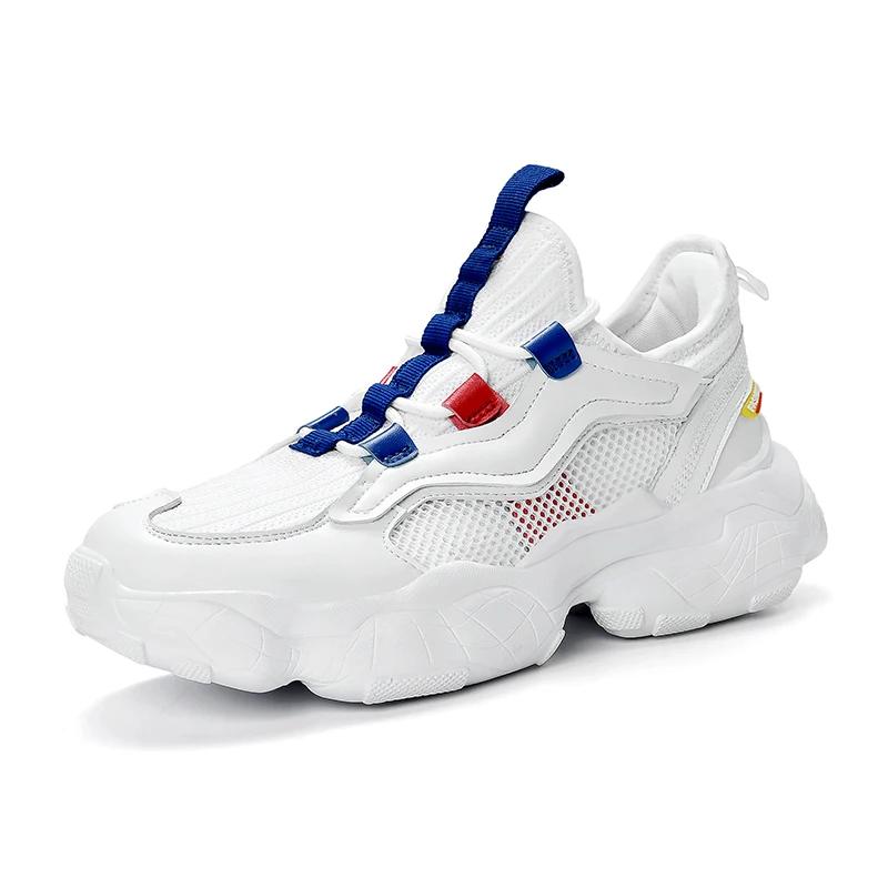 Производители Jinjiang, низкая цена, оптовая продажа, высокие модные мужские кроссовки из натуральной кожи, повседневная мужская обувь