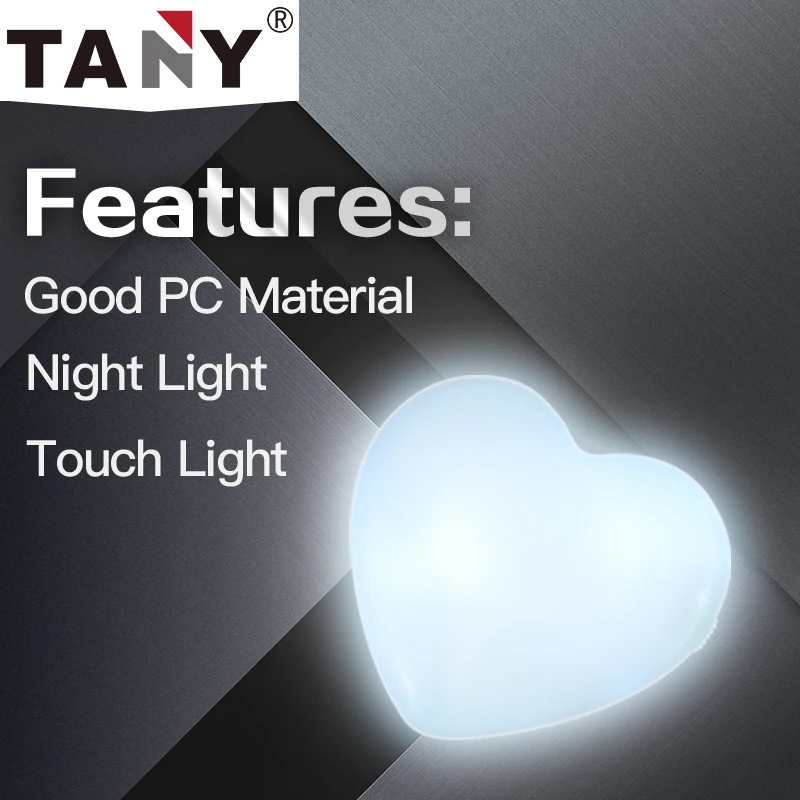 OEM/ODM Lady Bag Heart Shape Bag Light Touch Outdoor Motion Sensor  LED Gift for Girlfriend