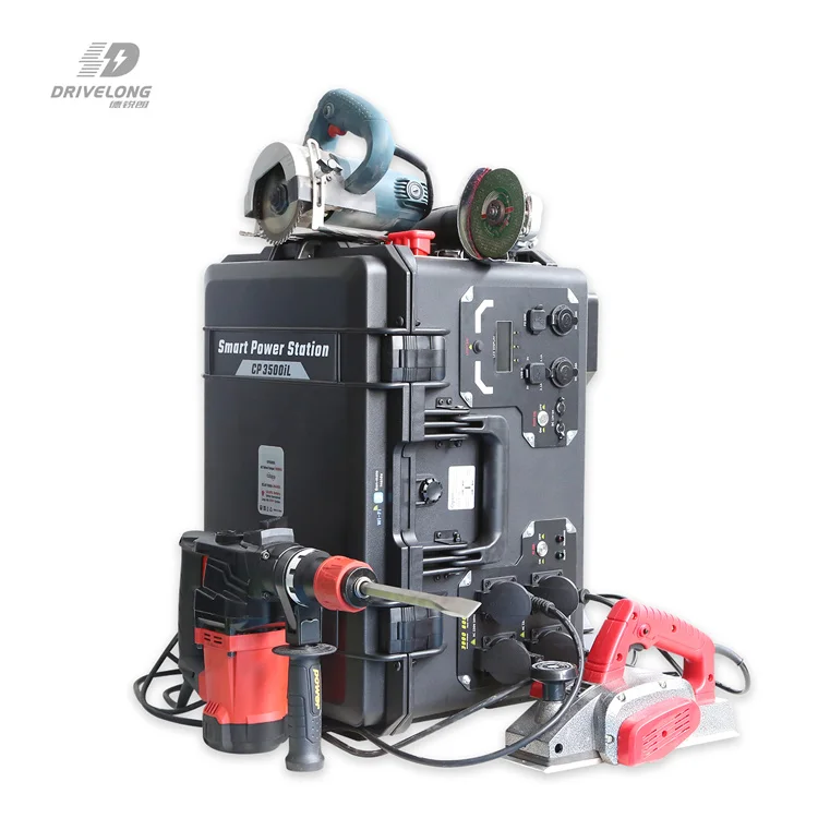 Portable Rechargeable 3500W Rugged Power Station Solar Electric Generator Wireless Charging Targeted Audience Outdoor