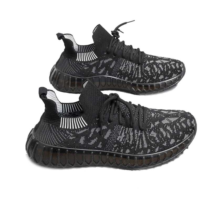 Breathable coconut shoes new wild Korean version casual soft bottom flying woven sneakers YZ359