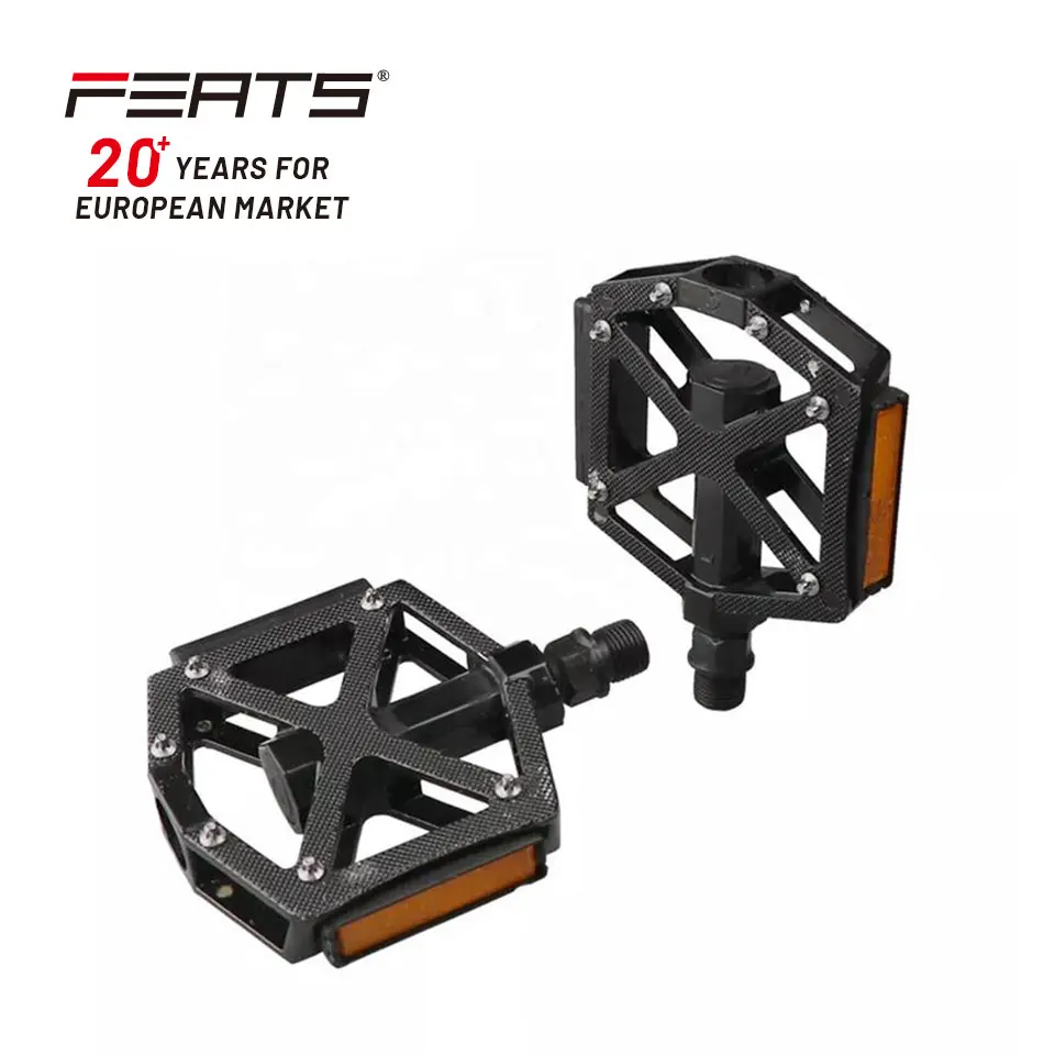FERTS  Alloy Bicycle Pedal with Reflector Approved by As2142,BS6102-2,CFR1512.18 for E-bike,Folding Bikes,Road Bikes