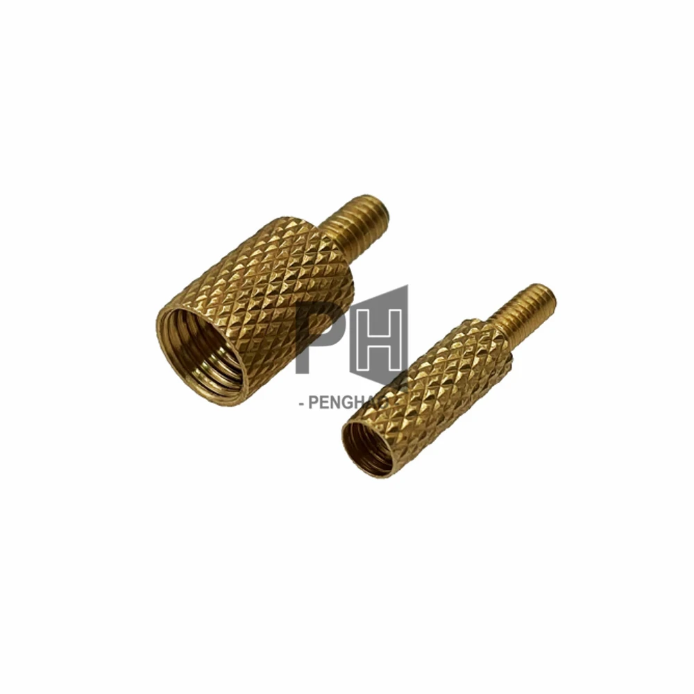 OEM Solid Brass Adaptor Male Thread 5-40 Female 8-32 5/16-27 Cleaning Rod Brushing Fitting Adapters Hardware Conversion Screws