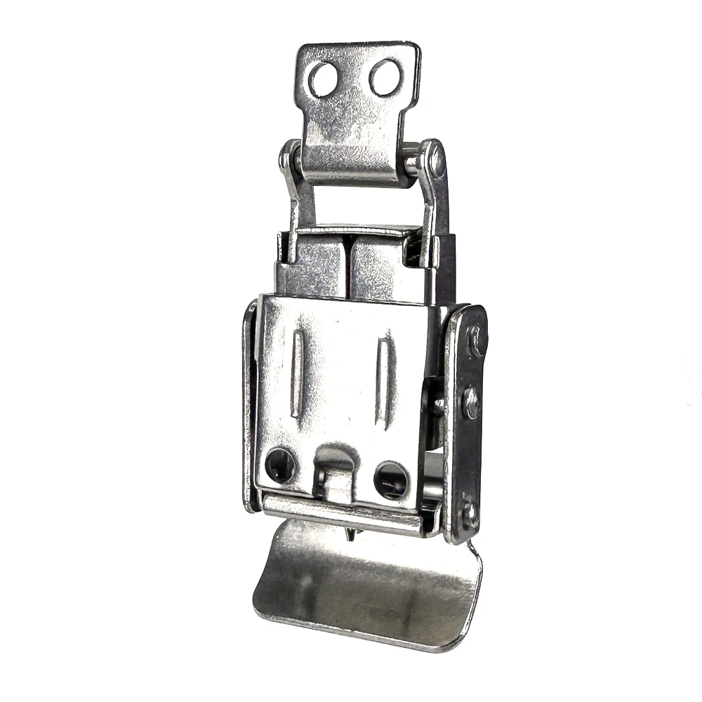 Factory SUS304 SUS201 Steel material Tool box Equipment case Spring loaded Metal Toggle latch Toggle Clamp Lock hardware