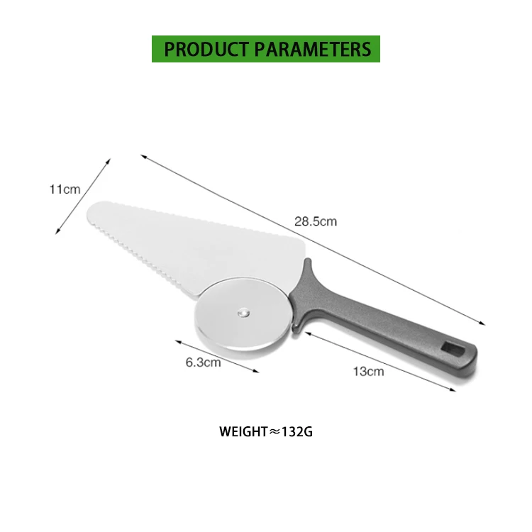 Hot Selling Baking Tools Rocker Pizza Peel And Cutter With Plastic Handle