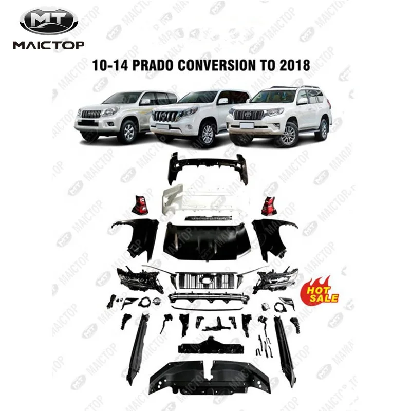 Maictop автомобильные автозапчасти комплекты кузова автомобиля для Prado FJ150 2008-2015 обновление 2018-2020