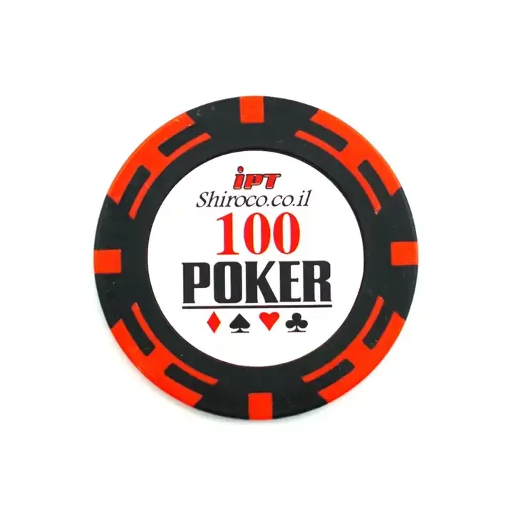 Custom Cheap Made Composite Single Isolated Gift Souvenir Game Coin Size Gambling Props Dice Clay Poker Chips Casino Token