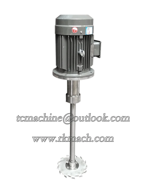 12in Dia. 300mm SS316L Cowless Disc Sawtooth Mixer for Diameter 50mm Shaft