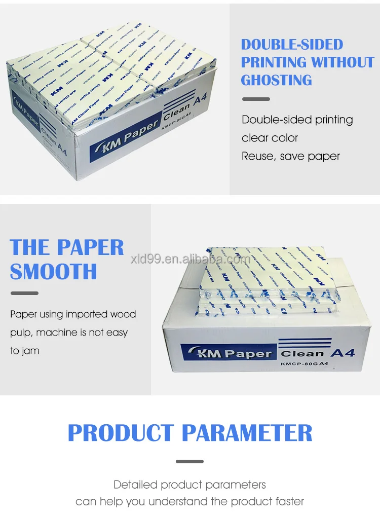80gsm White A3 A4 A5 Clean Room ESD Printing Copy Paper