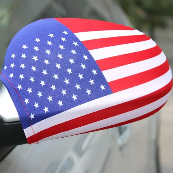 Car Wing Mirror Cover Flag For Cars, Advertising Car Miroor Flag