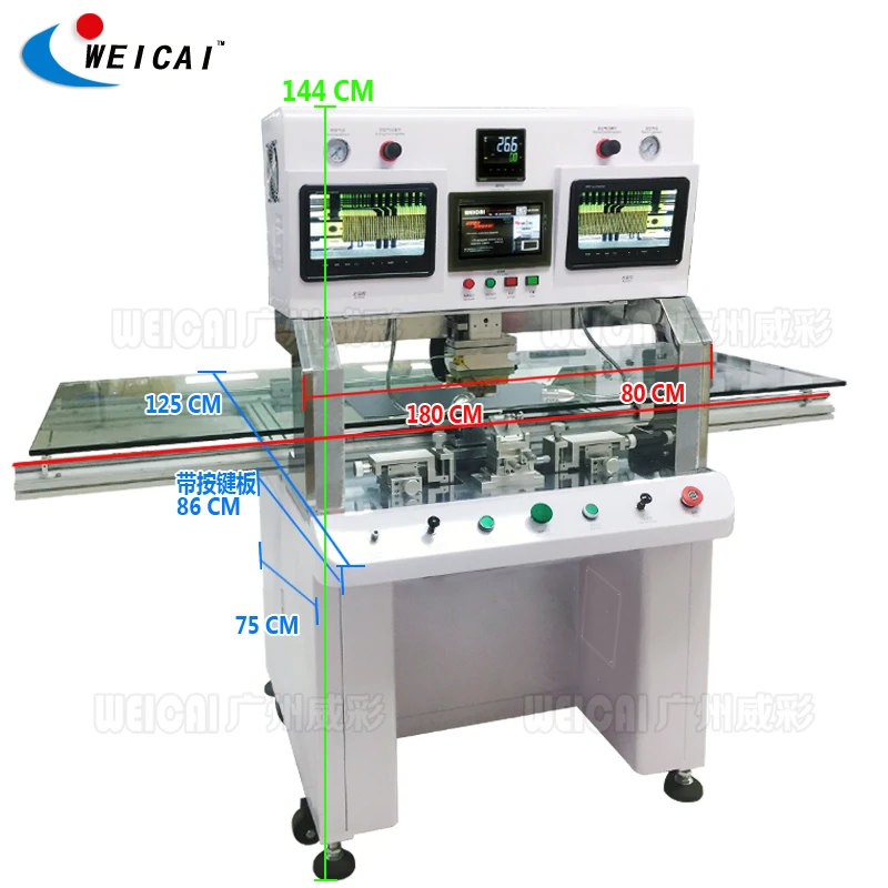 TV screen press CR-816SH COF TAB bonding machine Pulse screen press lcd repair machine