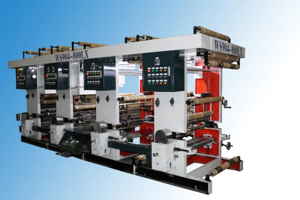 
Four-color plastic packaging bag gravure printing machine 