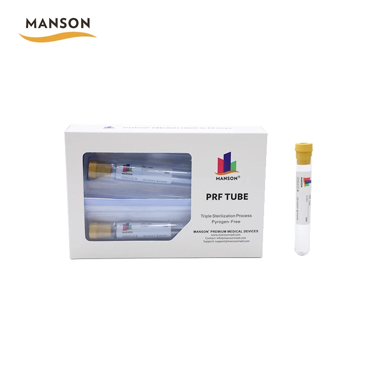 MANSON Platelet Rich Fibrin A PRF Tubes 10ml