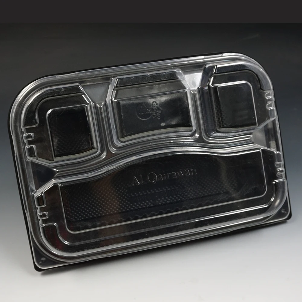 Plastic Disposable Take Away Lunch Box  Compartment Lunch Box Clear Plastic Lunch Boxes