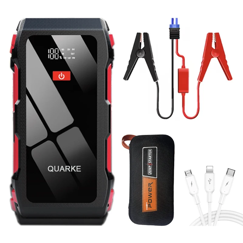 High Quality 12V car starting power emergency starter Wireless power bank Jump Starter