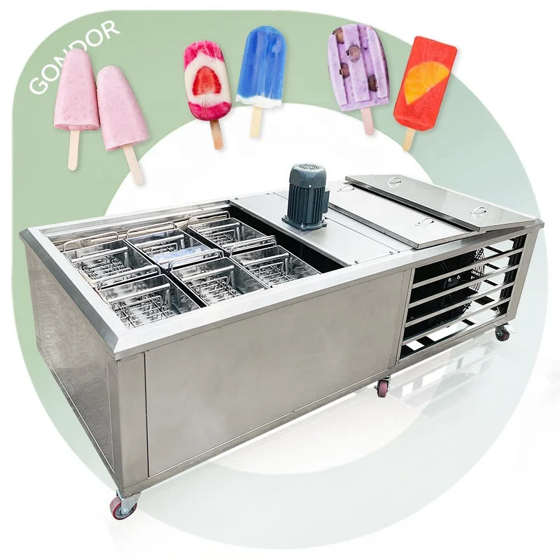 Automation Loly Stick Cream Maker Mini Popsicle Equipment Ice Pop Industrial Machine