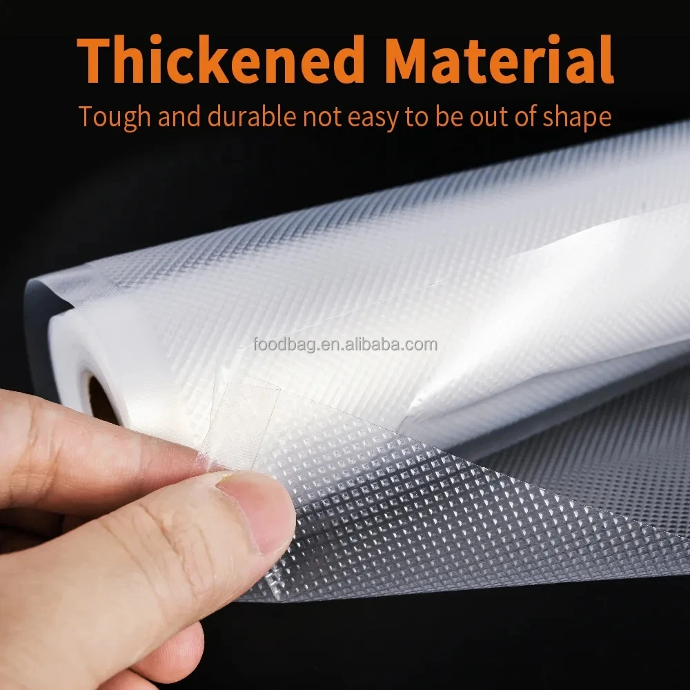 Custom Size Plastic Pouch Packaging Clear Resealable Food Grade Vacuum Seal Bags For Food