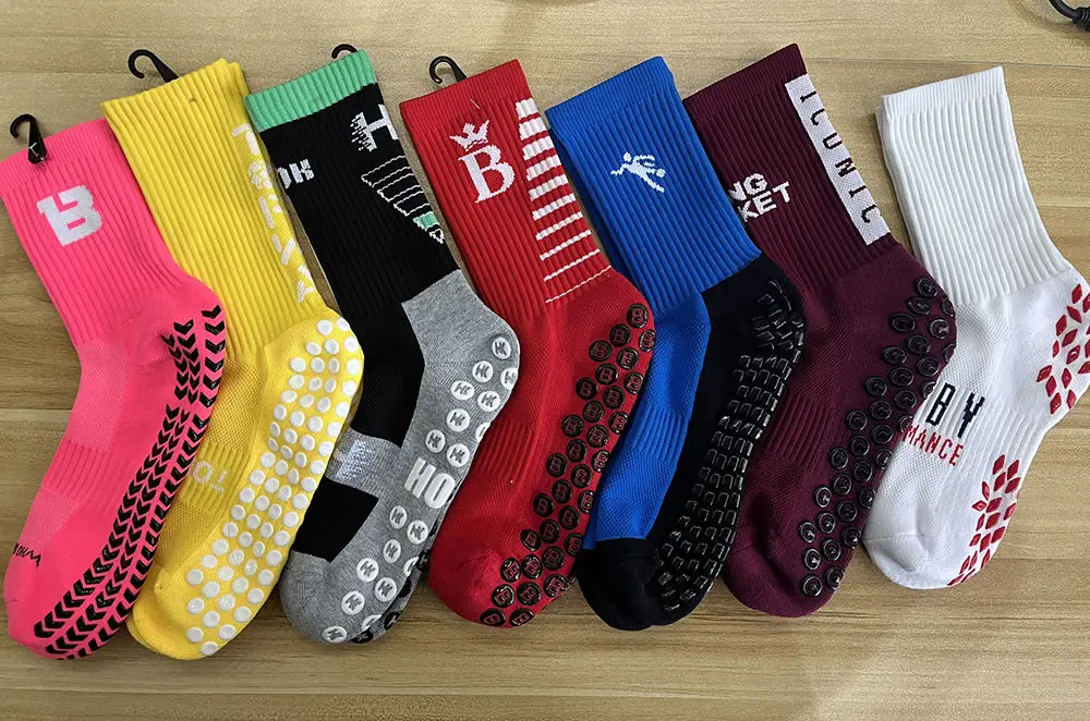 HAD Custom Made Logo Anti Slip Socks for Men Basketball Socks Supplier grip socks soccer