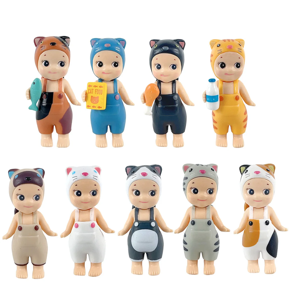 New Arrival Cute SonnyAngels Cat Life Series Blind Boxes Cartoon Mini Figures Set Hipper Toys for Kids Gifts Desk Decoration