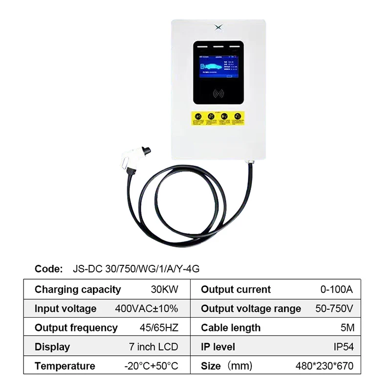 EU Warehouse CE TUV Certificate Good Manufacturer 30kw DC Fast Charging EV Charger Station