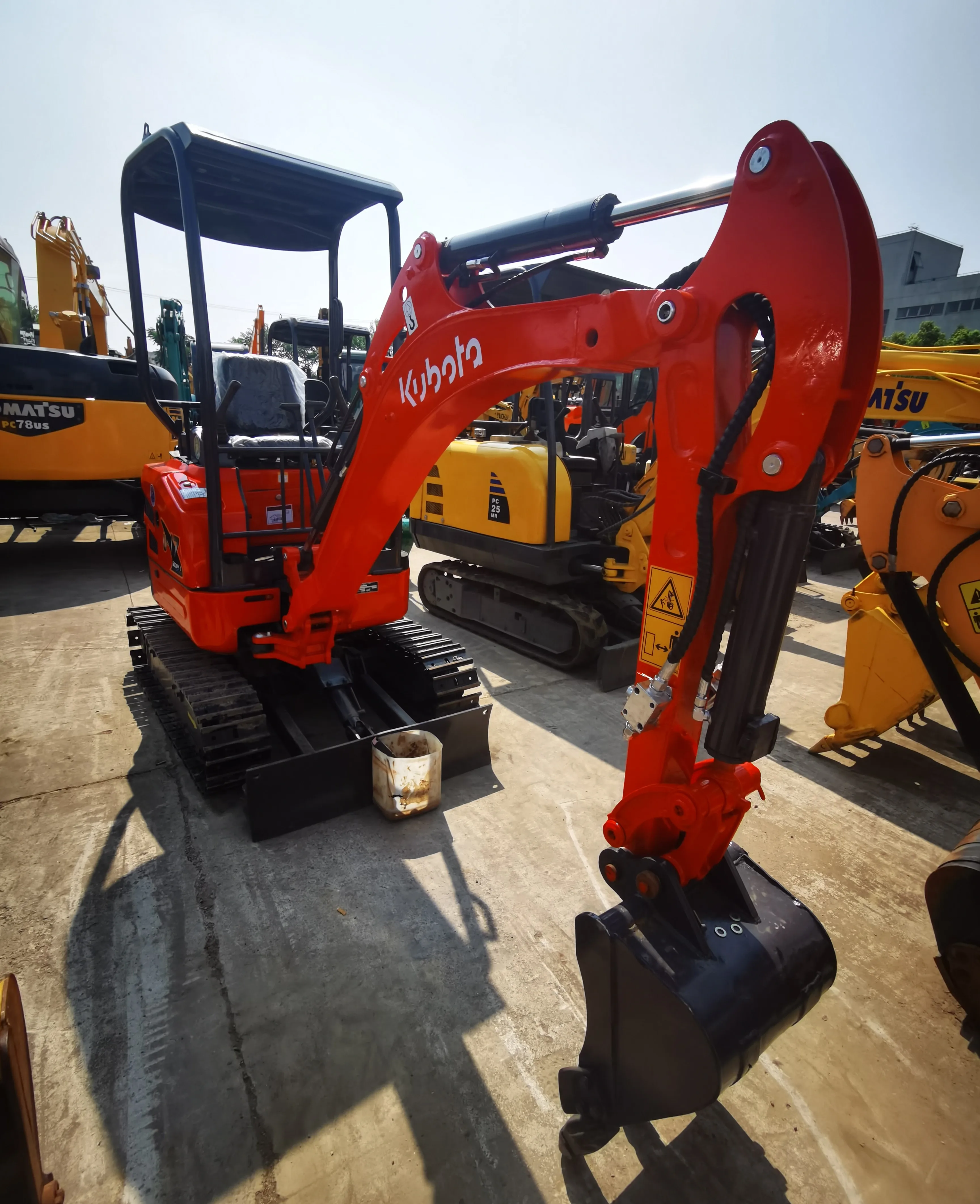 1ton Used Kubota U-17-6 Mini Crawler Excavator with 12.1kw New Engine 1~1000h working Kubota excavator