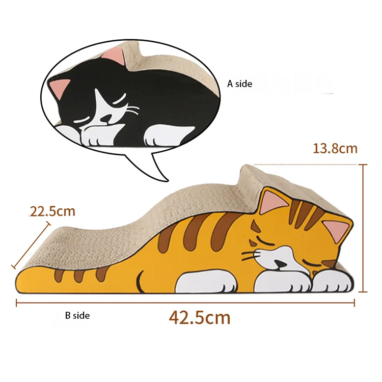 Environmental Protection Cat Scratcher Custom Wholesale Corrugated Cardboard Cat Scratchers