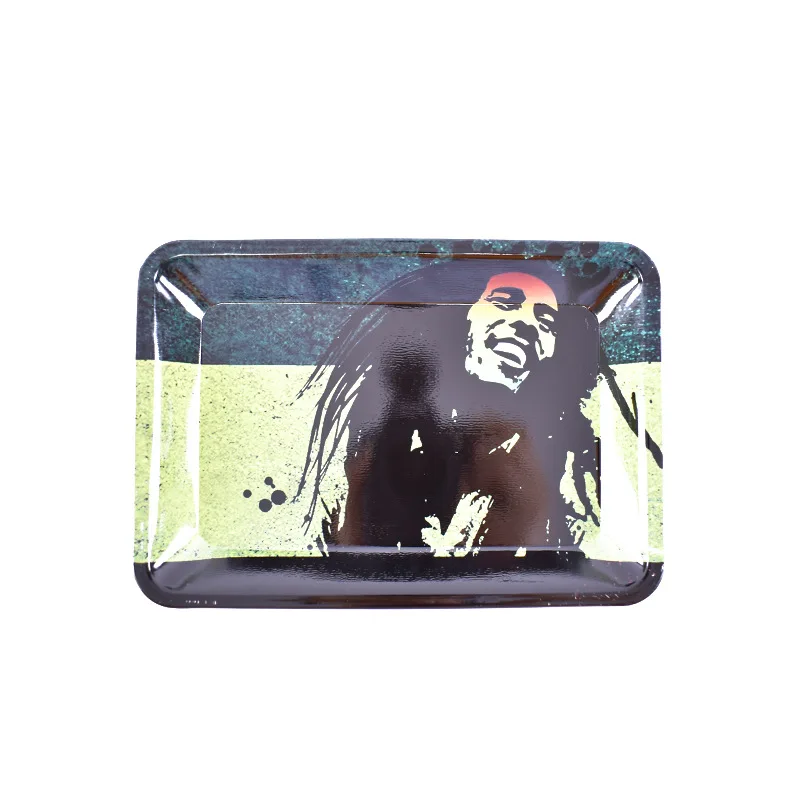 
Free Sample Free Shipping Tobacco Weed Metal Smoking Tin Rolling Tray 