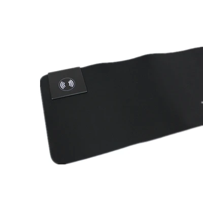 Customized design Soft LED Gaming Keyboard Mat Wireless Charging Rubber Gaming Mousepad