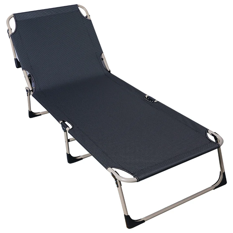 
 Professional manufacture folding adults single camping breathable casual foldable beds  