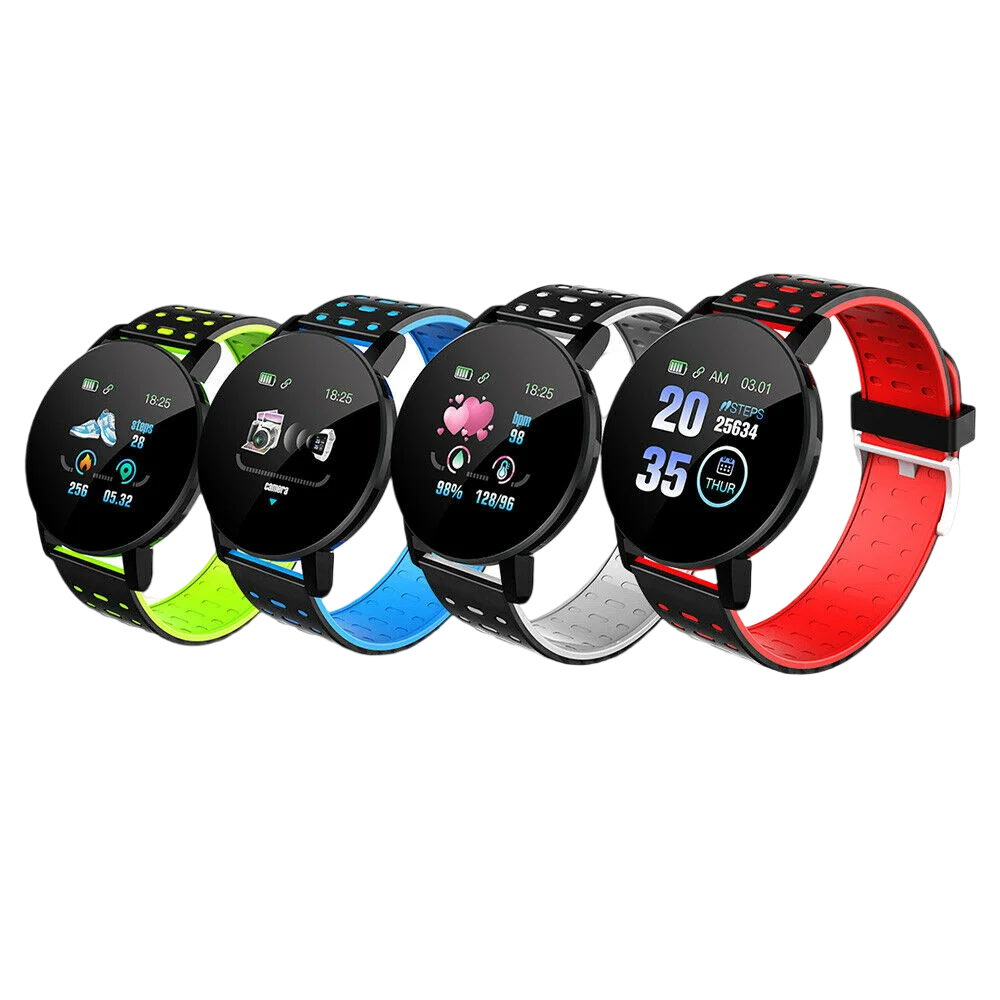 Top Seller 119Plus Smart Watch with round IPS Display Answer Call Music Play Sleep Sports Tracker Multiple Modes Remote Control