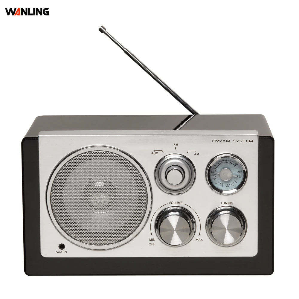 Retro FM Radio Vintage Radio with Speaker