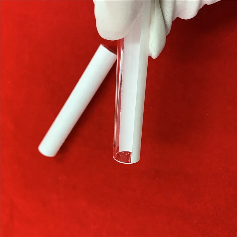 customized high temperature  resistance round quartz glass rod