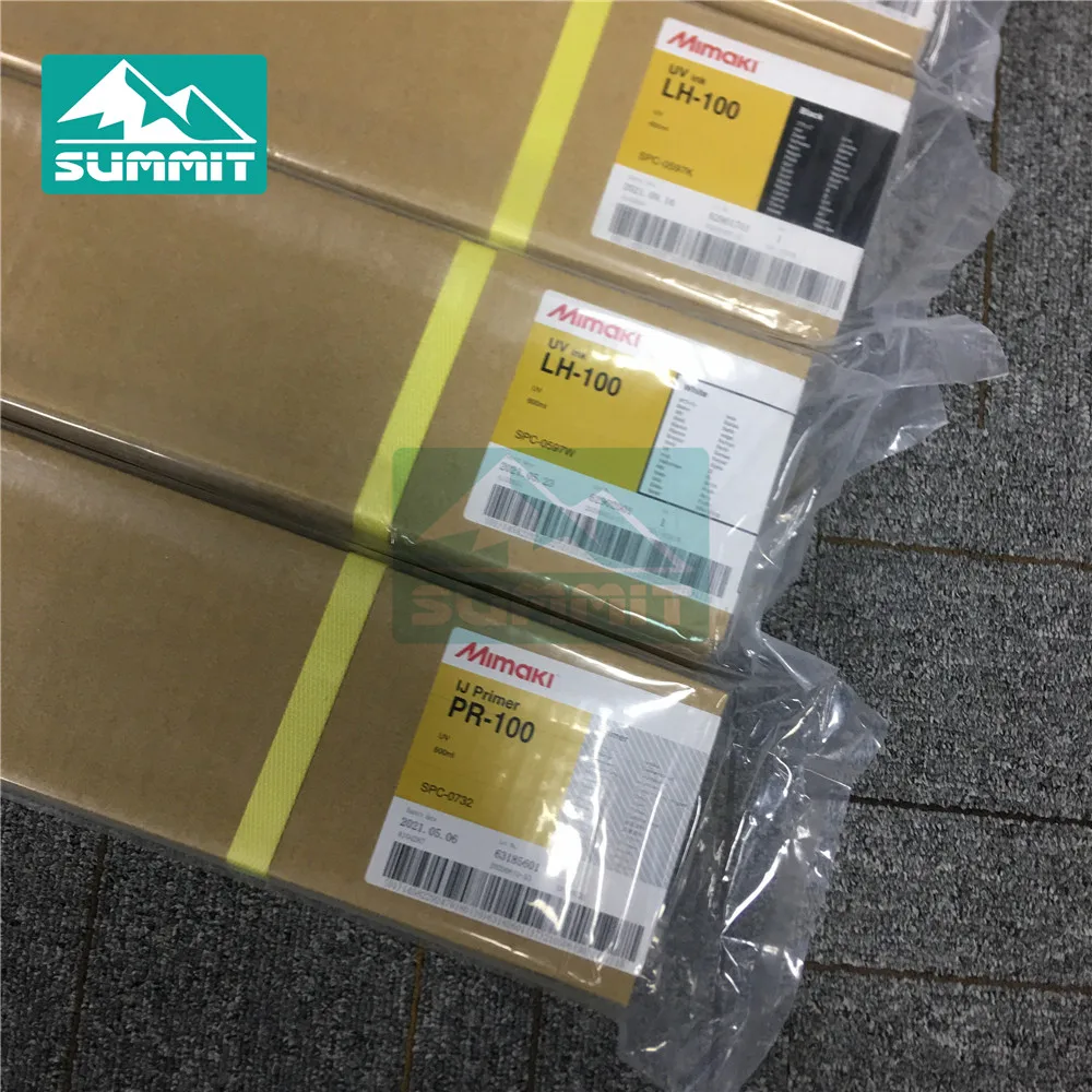 Оригинальные чернила MIMAKI UV LH-100 600 мл картридж с 4 цветами для принтера UFJ
