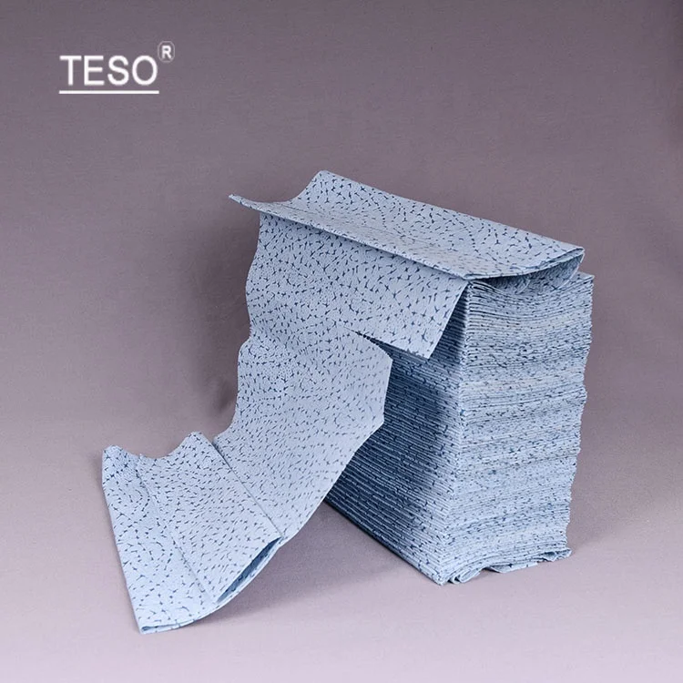 92105 Meltblown  Industrial  Lint Free Paper Oil Absorbent Wiper polypropylene cleaning cloth