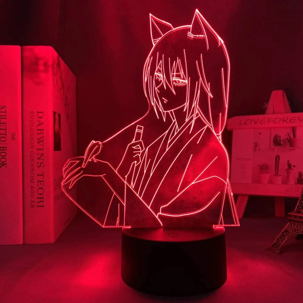 Custom 3D Lamp Anime Acrylic Bizarre Adventure Jotaro Kujo Bedroom Decor Light Birthday Gift Manga Jojo Figure LED Night Light