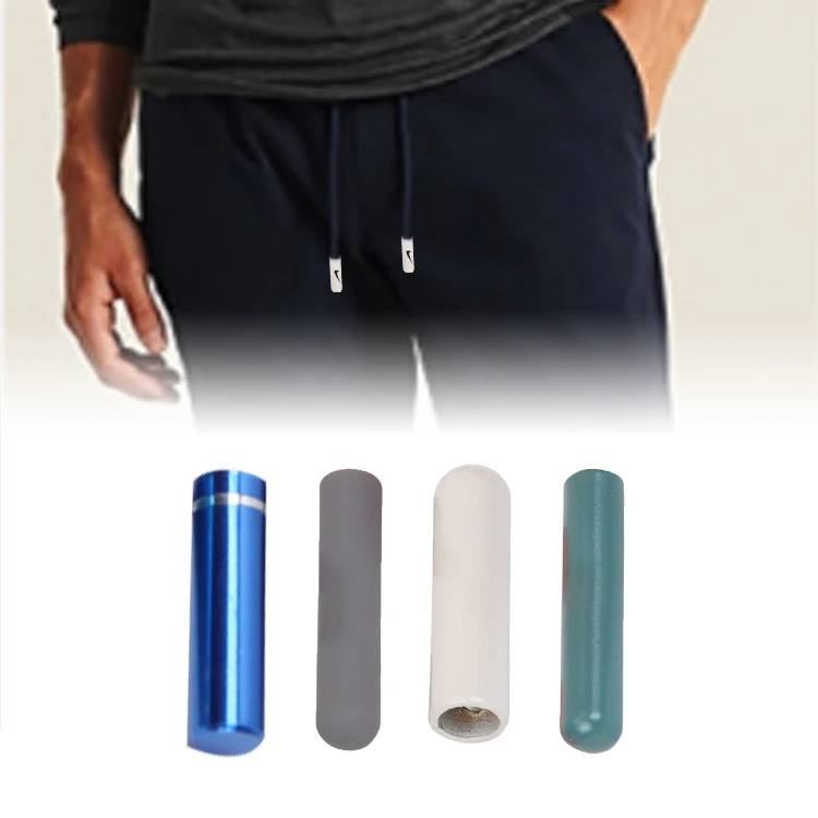 Fashion Screen printing Logo Metal Tips Custom Printed Shoelace Aglets Custom Hoodie String Aglet Metal Tips