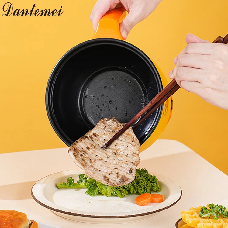 New Arrival Multi-functional Non Stick New Electric Kitchen Products Hot Pot With Steamer
