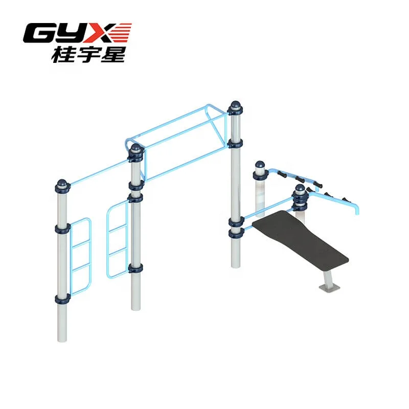 outdoor park street workout gym equipment parallel bars