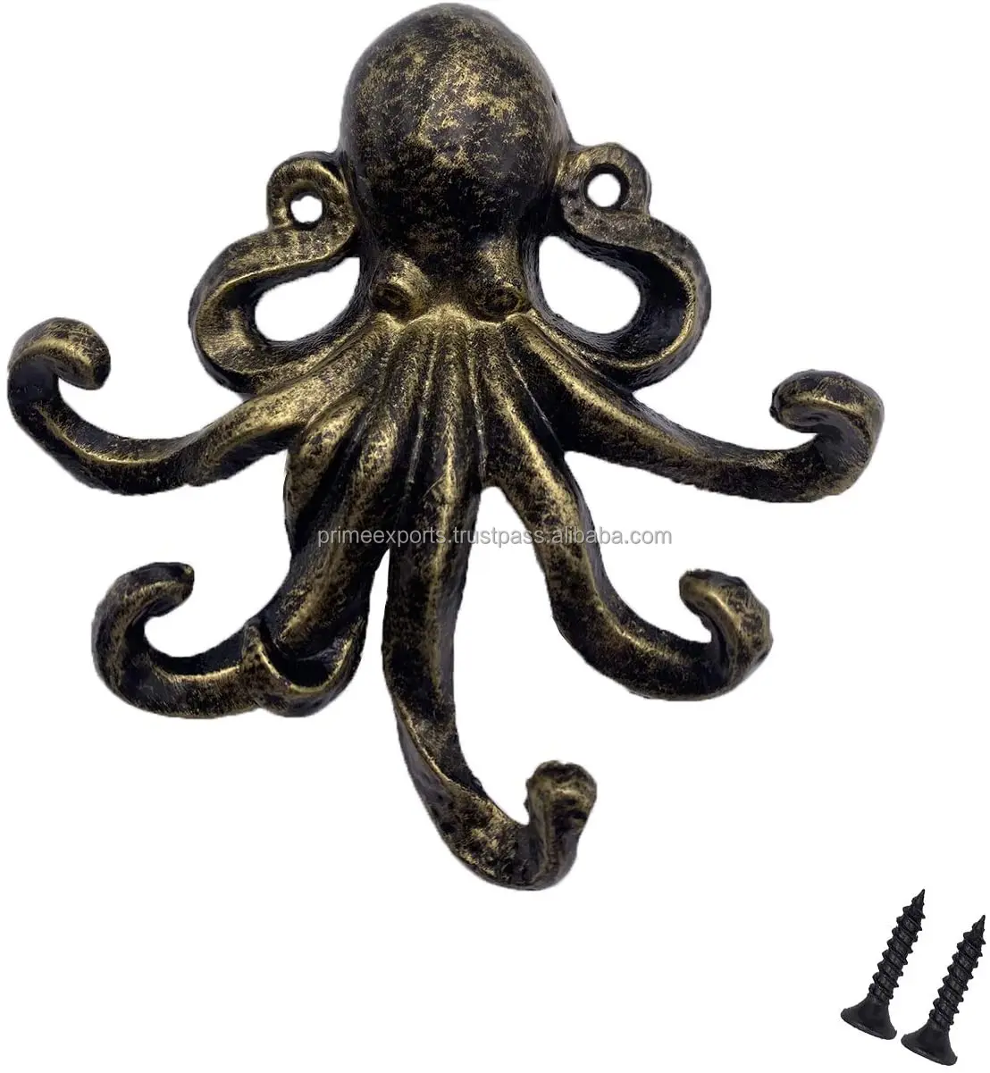 Modern Decorative Wood/Metal Wall Hook For a coat hat key jewelry and More Modern wall Hook