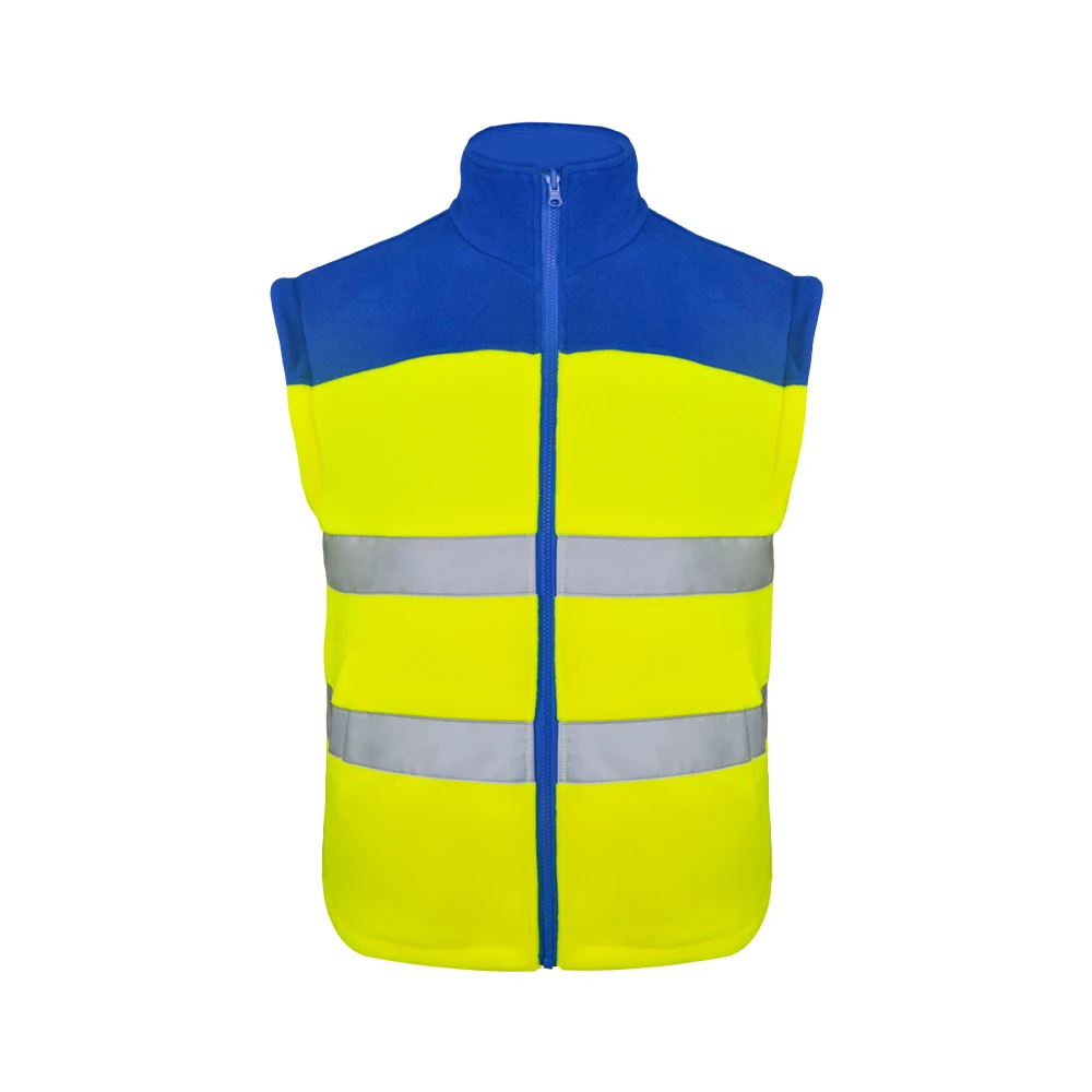 Multifunction Winter 3 in 1 Warm Fleece Lining Safety Work Jacket Flexible Detachable Sleeve and Hood Safety Work Jacket