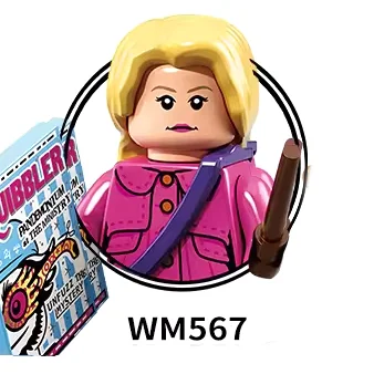 WM6041 Flitwick Dumbledore Longbottom Luna Diggory Trelawney Harrys Novel Movie Collect Education Building Blocks Toys for Kids