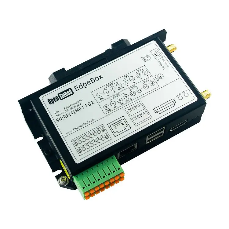 PLC Edge Computing Controller, Raspberry Pi Wifi Computer Module 4 IOT CM4 for Programming Logic controller