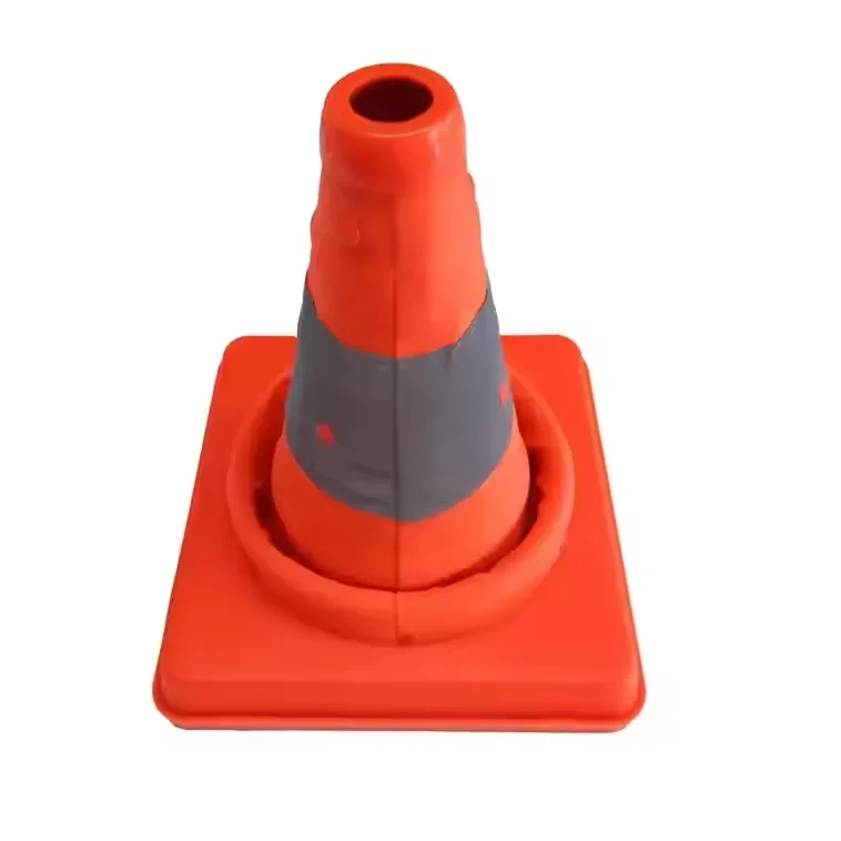 Road emergency collapsible cone Traffic barrier warning cone Vehicle portable reflective traffic cone